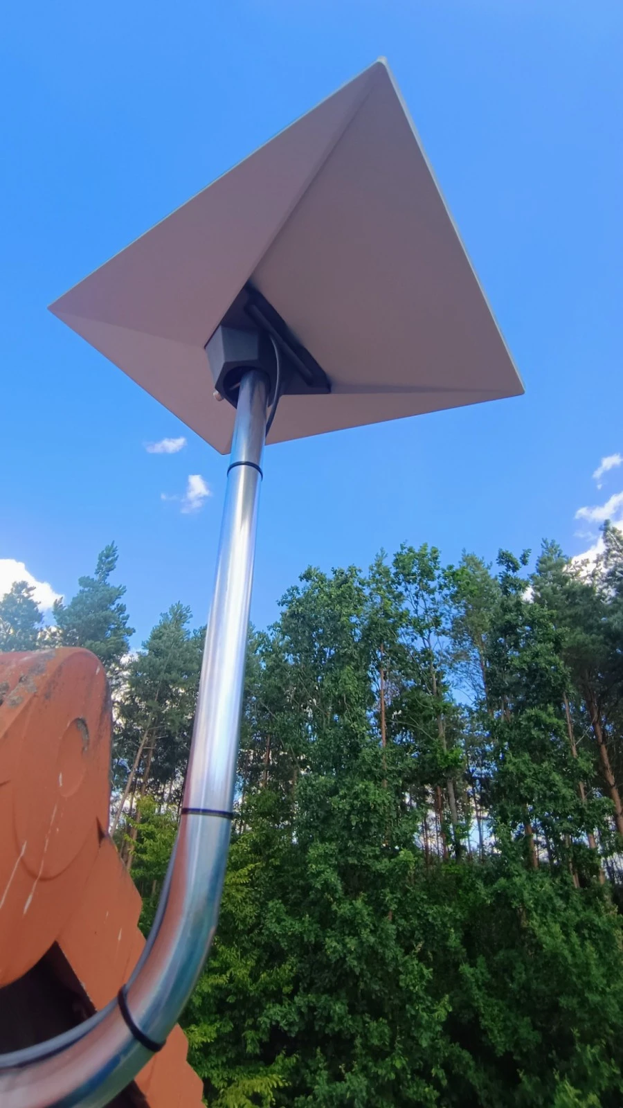 Realizacja montażu anteny STARLINK